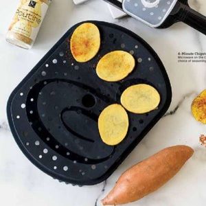 Epicure chipster!  Microwave silicone chip maker. EUC!